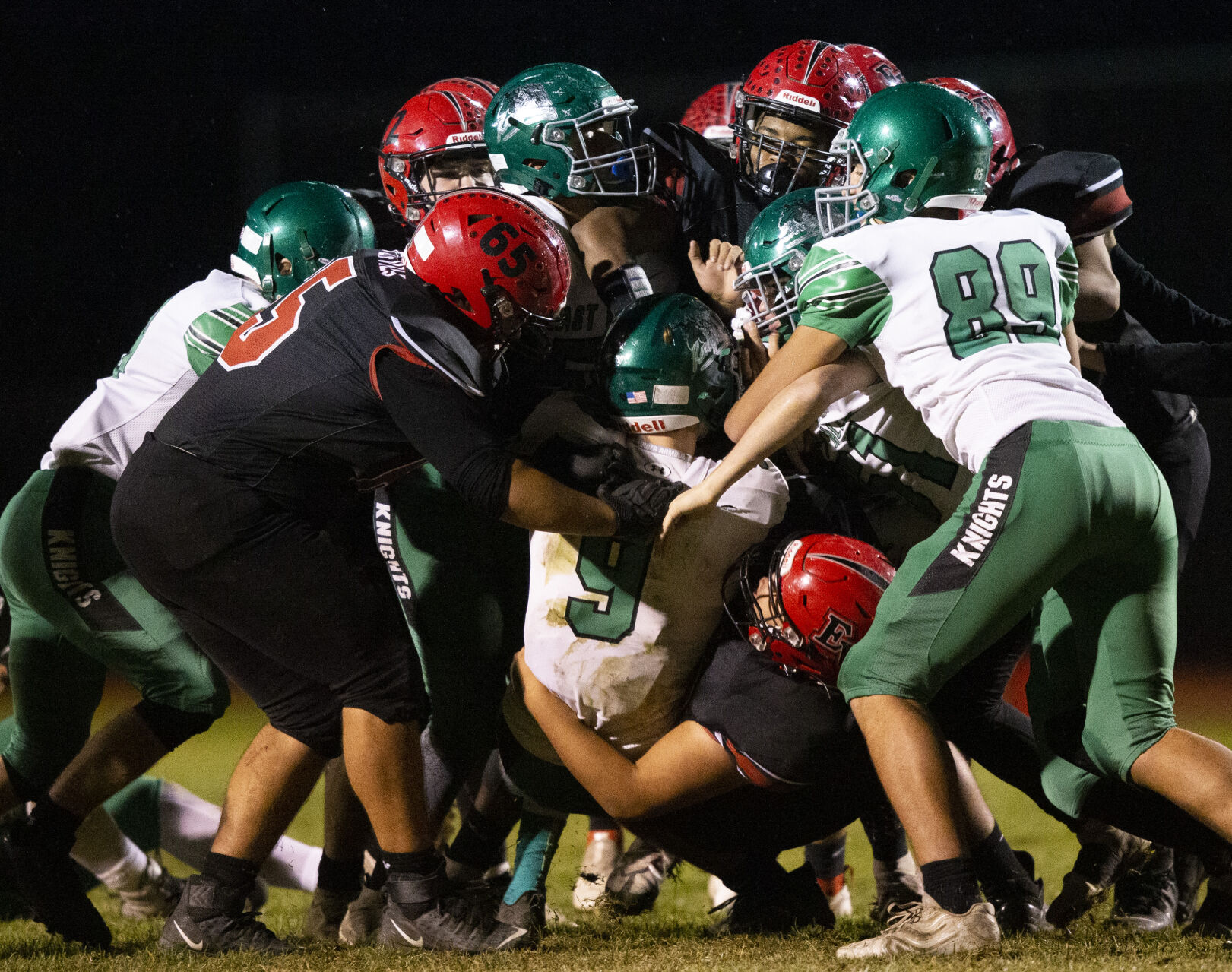 East Valley vs. East Valley-Spokane football